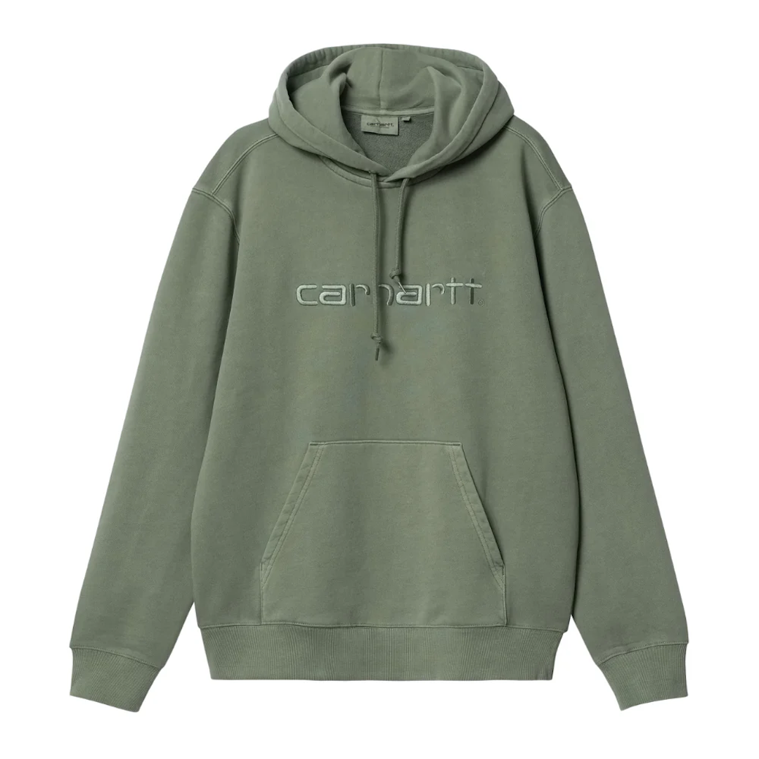 Carhartt WIP Hooded Duster Sweat Park Garment Dyed Brick Mortar