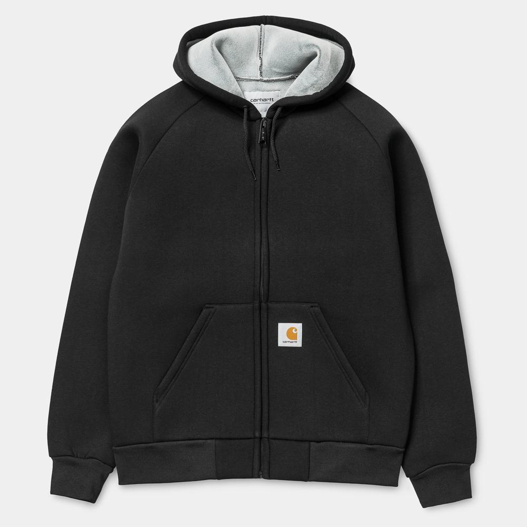 Carhartt WIP Car-Lux Hooded Jacket Black + Grey – Brick + Mortar