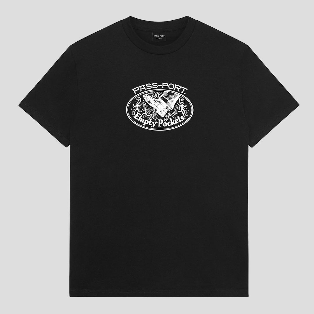 PassPort Empty Pockets Tee Black