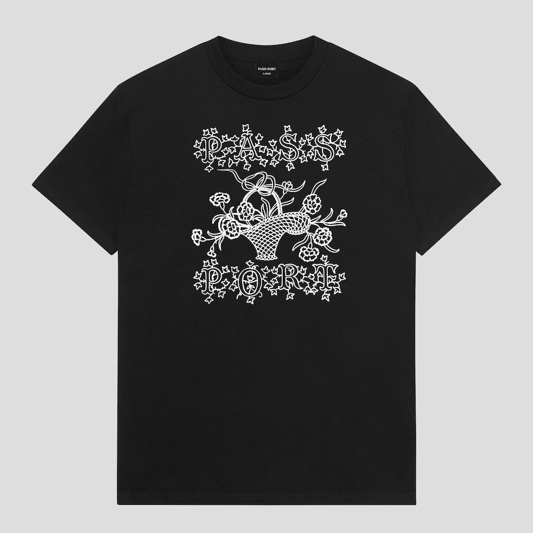 Pass~Port Edible Flowers Tee Black