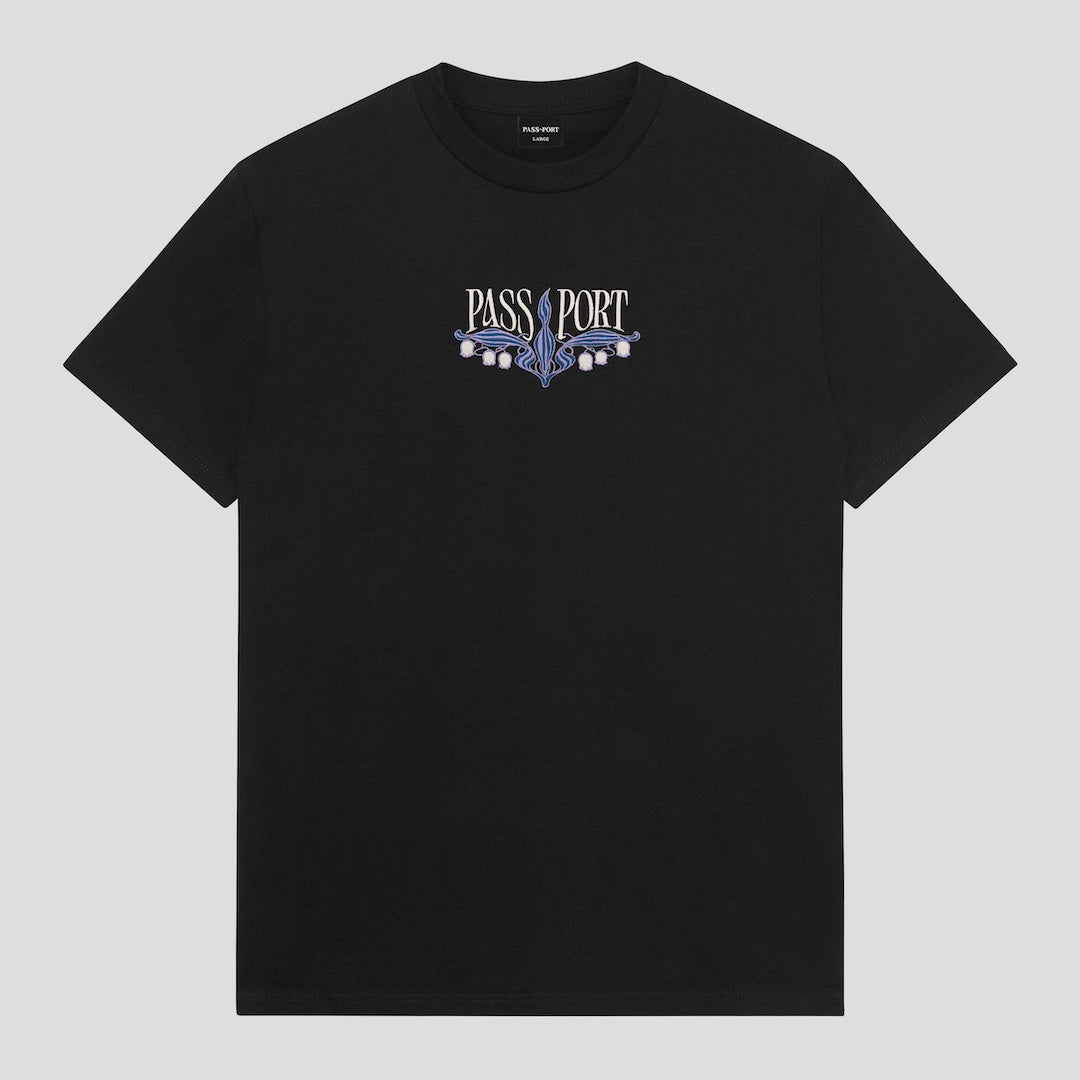 Pass~Port Lily Of The Valley Tee Black