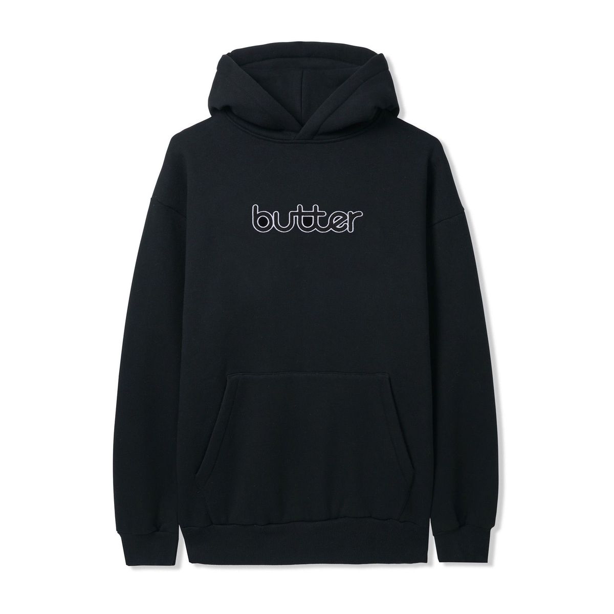 Butter Alpine Pullover Hood Black