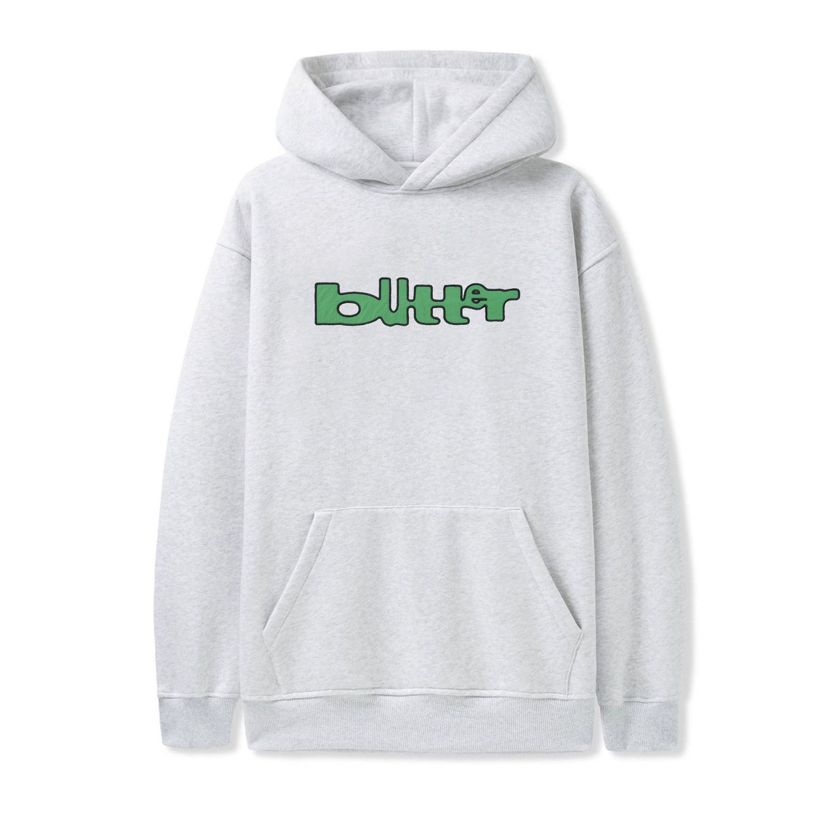 Butter Warped Pullover Hood Ash