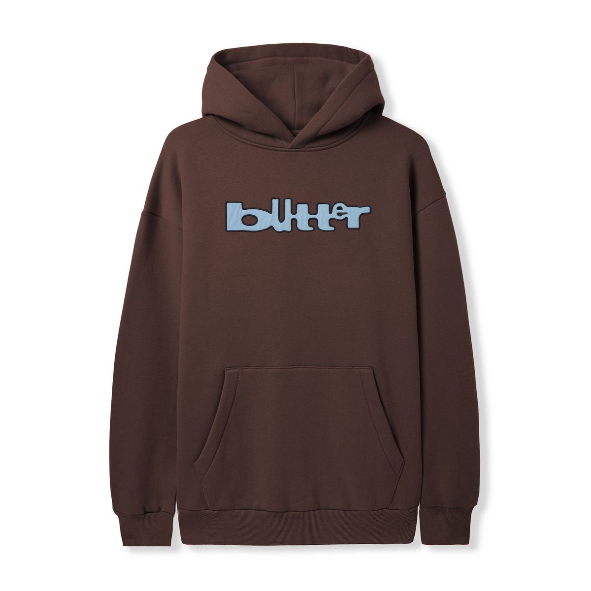 Butter Warped Pullover Hood Chocolate