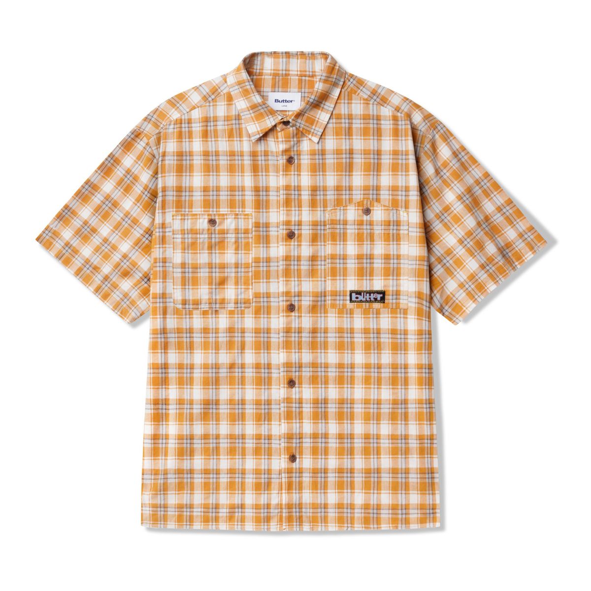 Butter Asymmetrical S/S Shirt Mustard