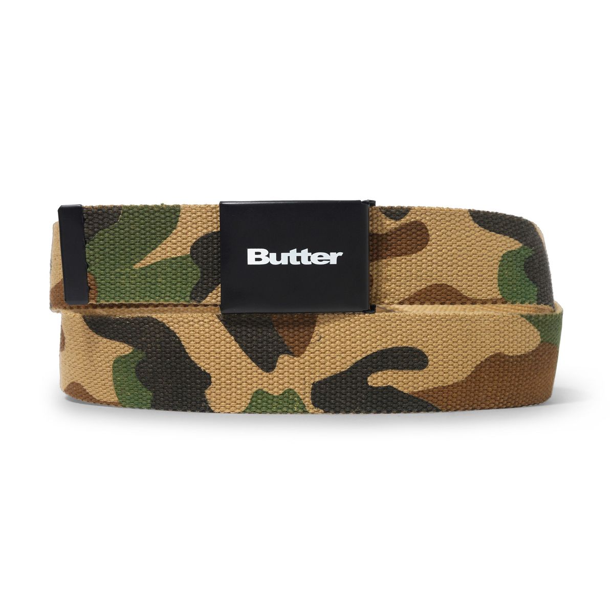 Butter Logo Woven Belt Desert Camo