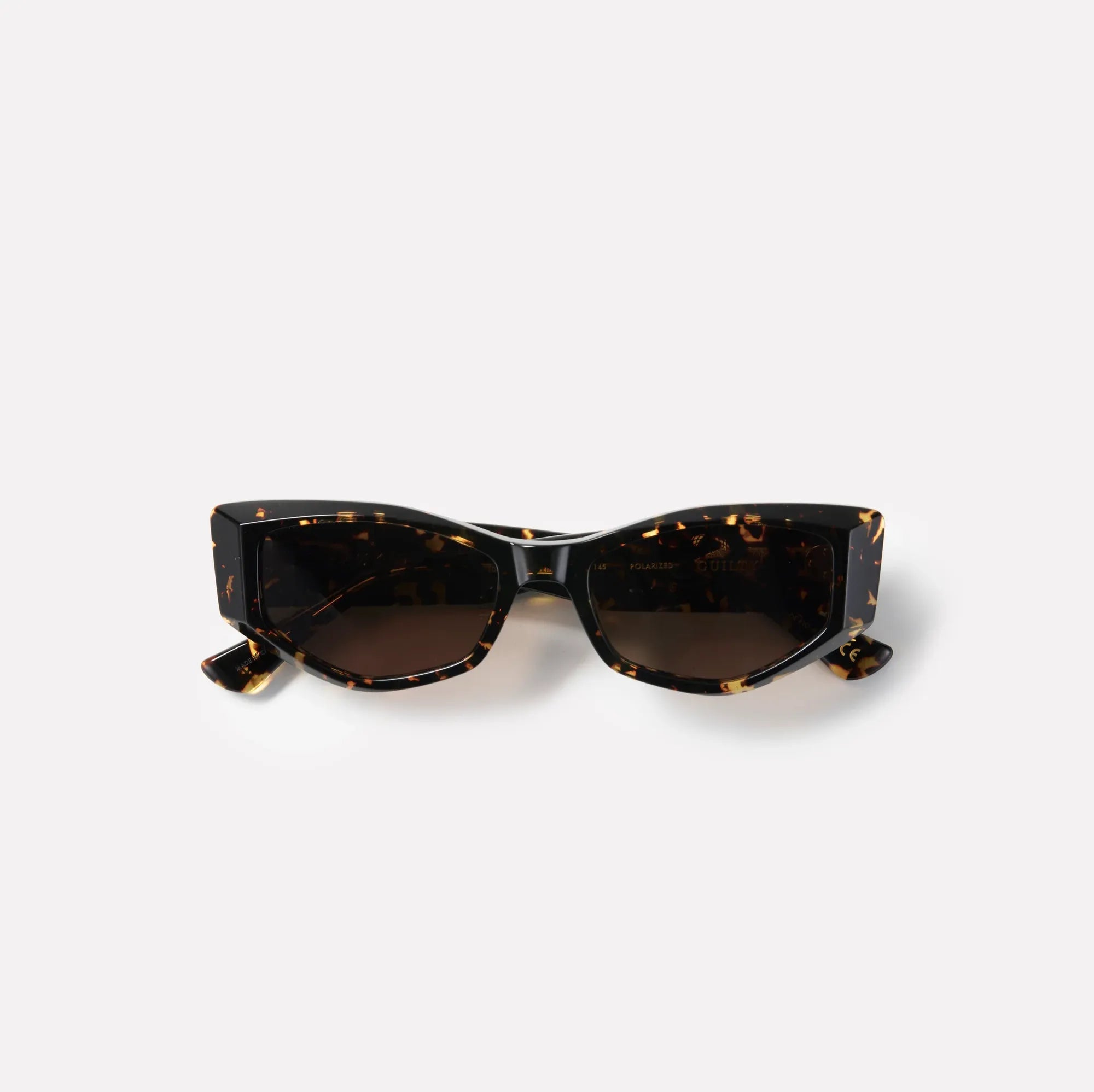 Epøkhe Guilty Crystal Dark Tortoise Polished + Brown Polarized