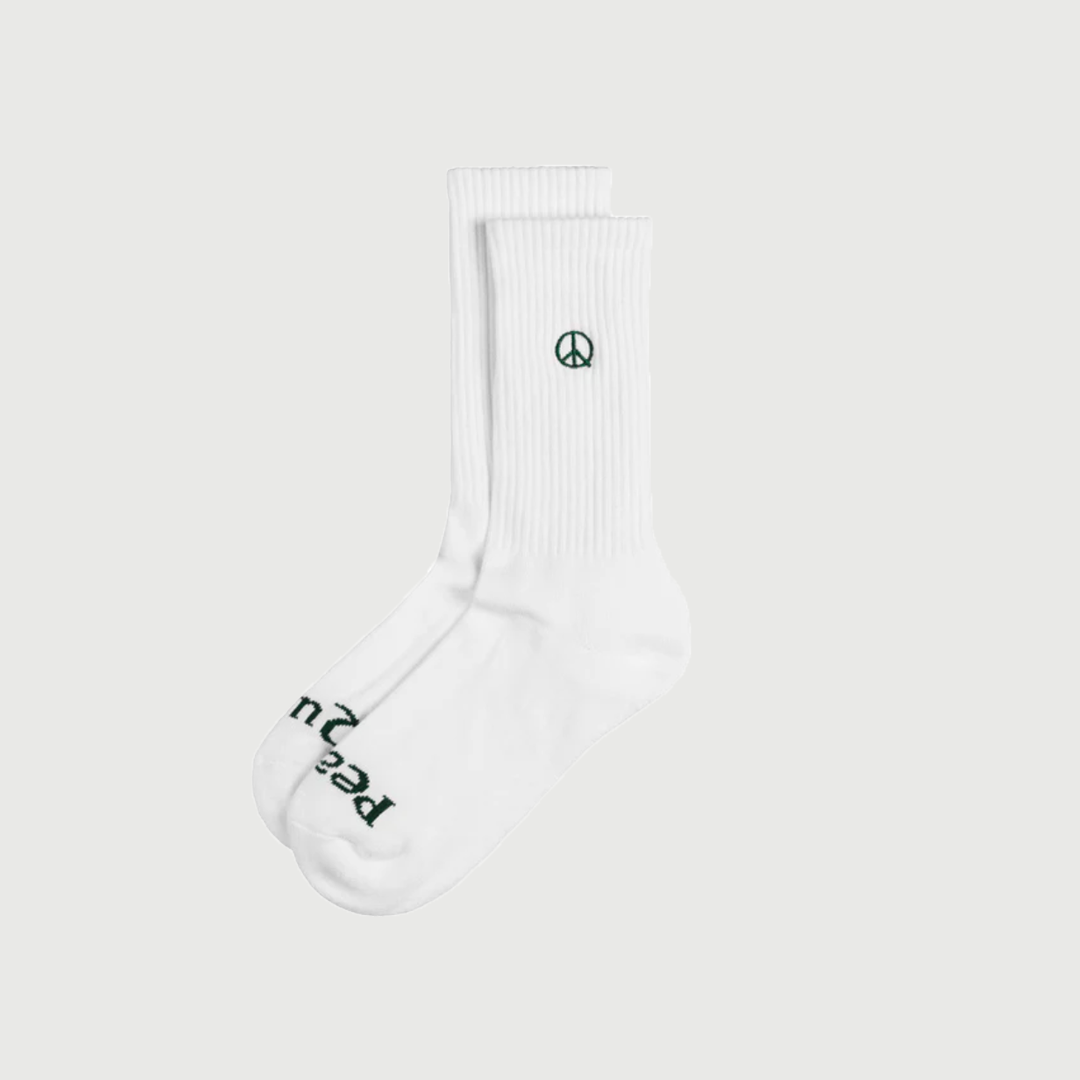 Museum Of Peace & Quiet Icon Socks White