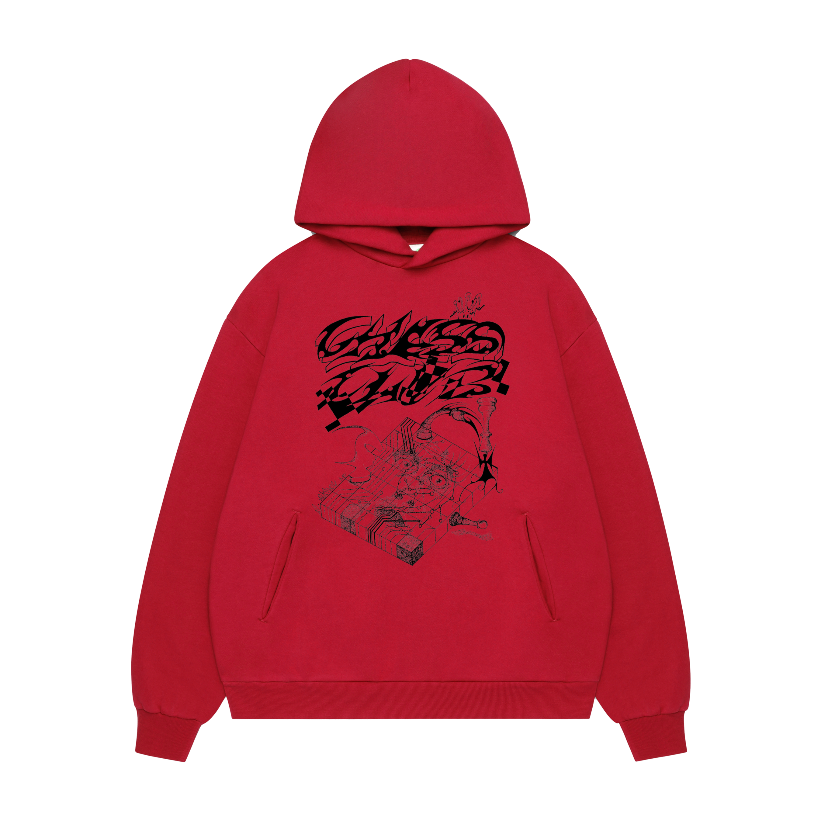 Chess Club Artificial Intelligence Hood Red