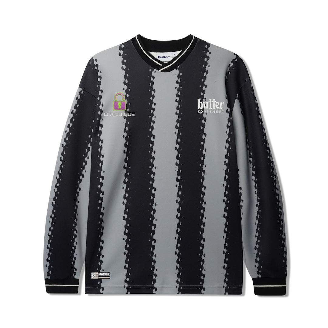 Butter Goods All City L/S Jersey Black + Charcoal