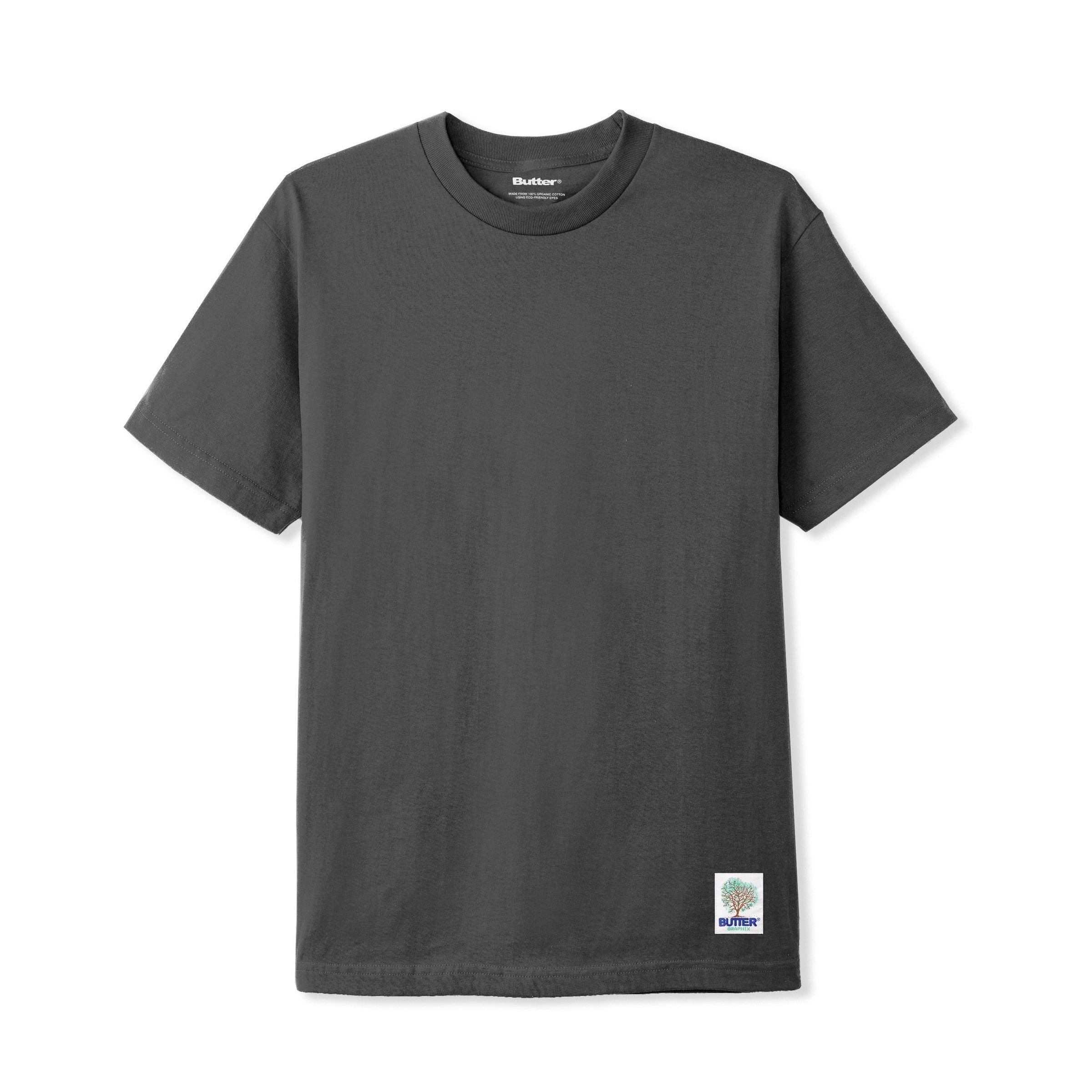 Butter Organic Tee Charcoal