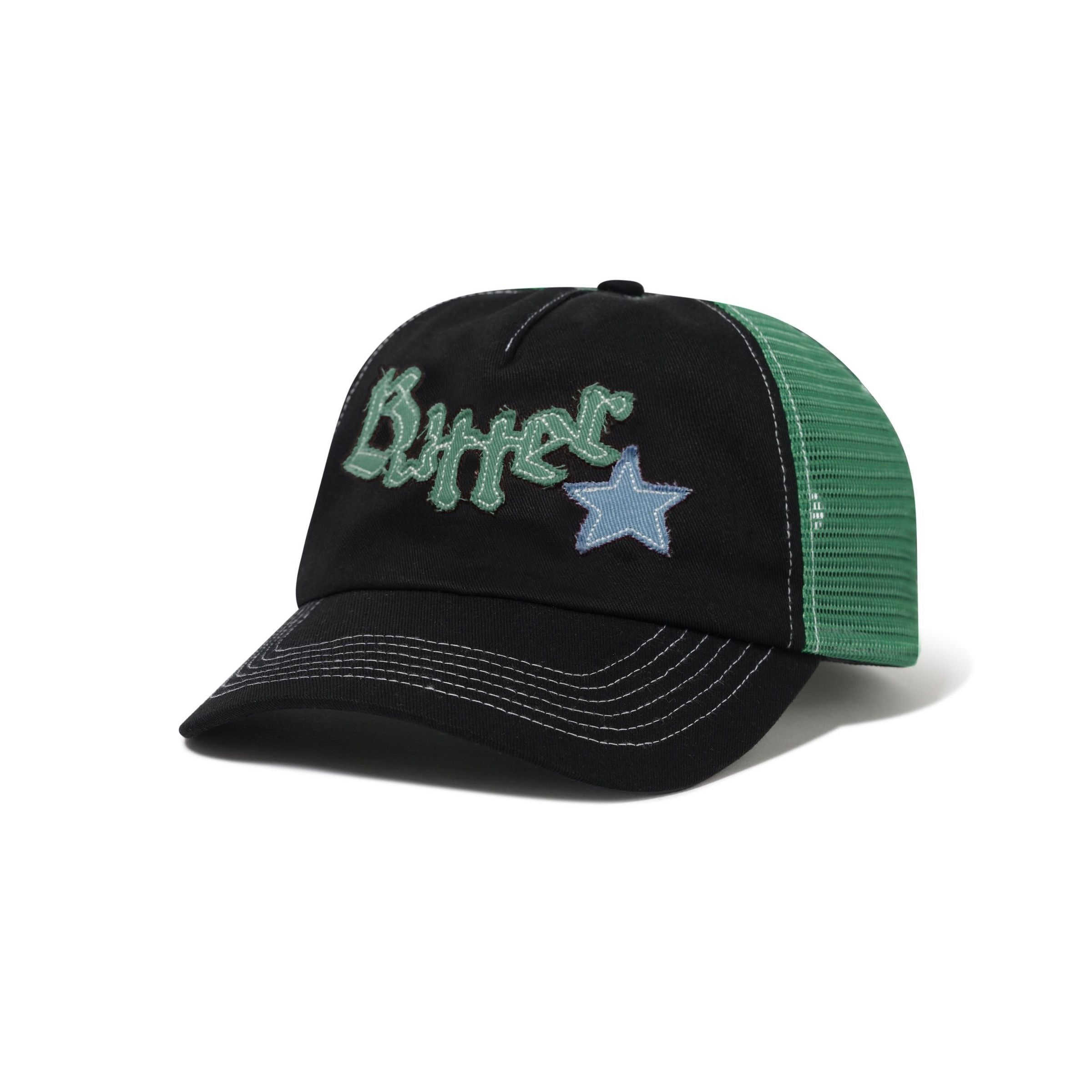 Butter Edge Trucker Cap Black