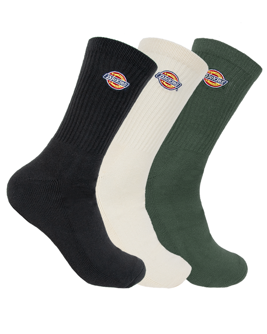 Dickies H.S Rockwood Socks Black + White + Rinsed Moss