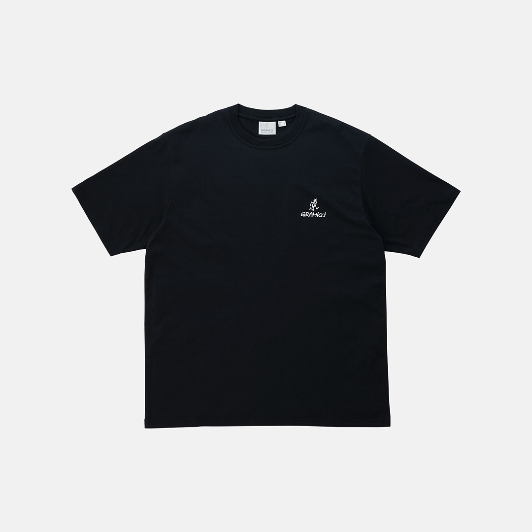 Gramicci One Point Logo Tee Black