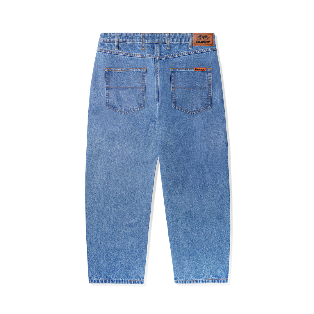 Butter Goods Baggy Denim Jeans Washed Indigo