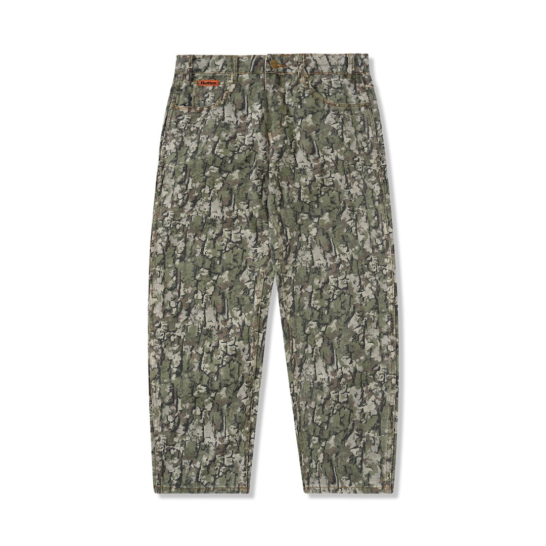 Butter Goods Bark Camo Denim Jeans Army