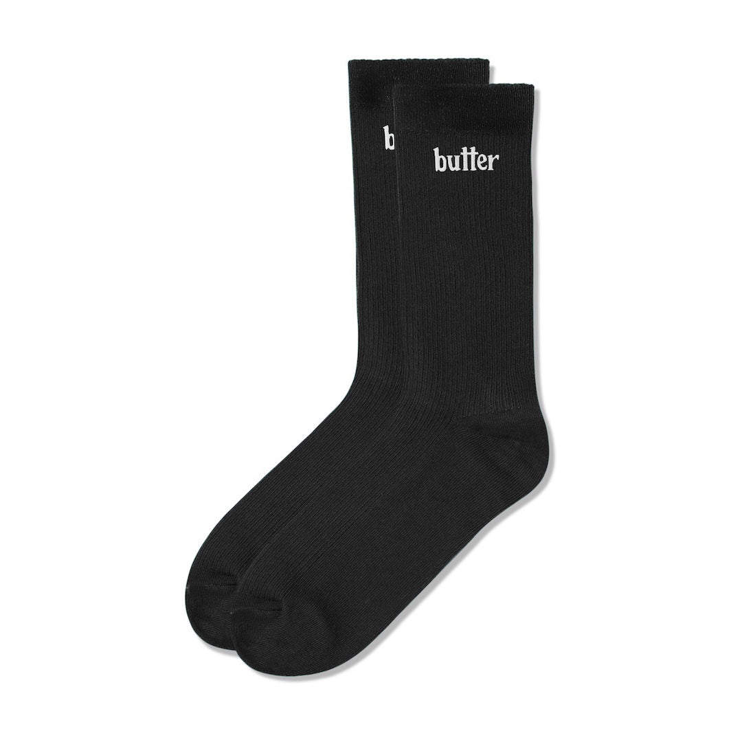 Butter Goods Basic Socks Black