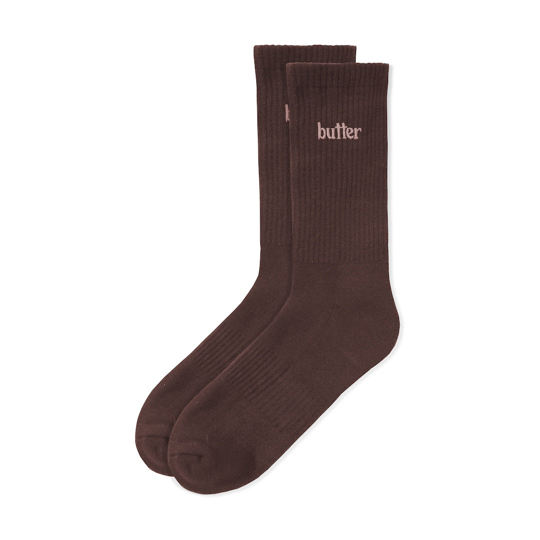 Butter Goods Basic Socks Brown