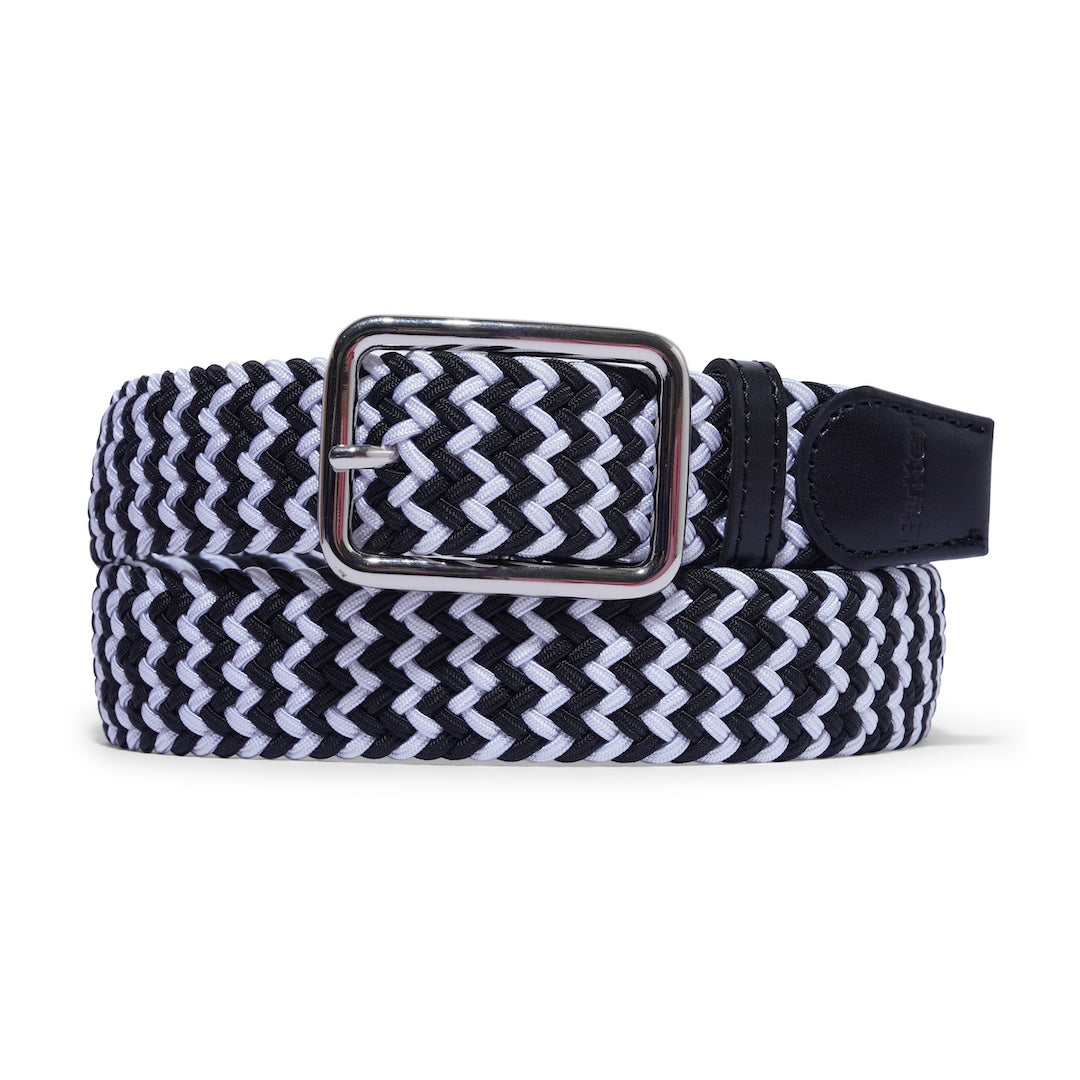 Butter Goods Braided Belt Black + White