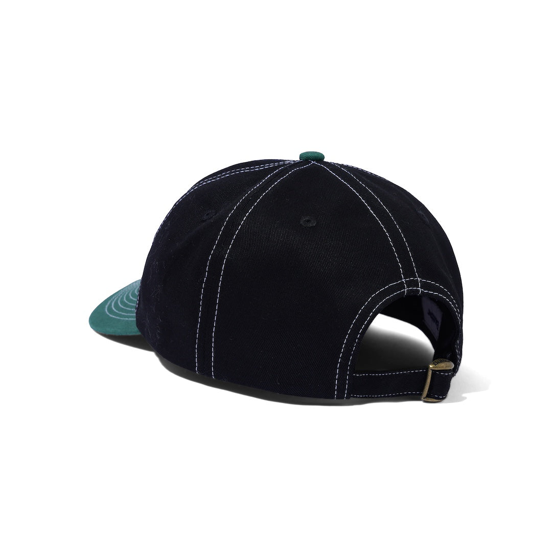 Butter Goods Breaker 6 Panel Cap Black + Forest