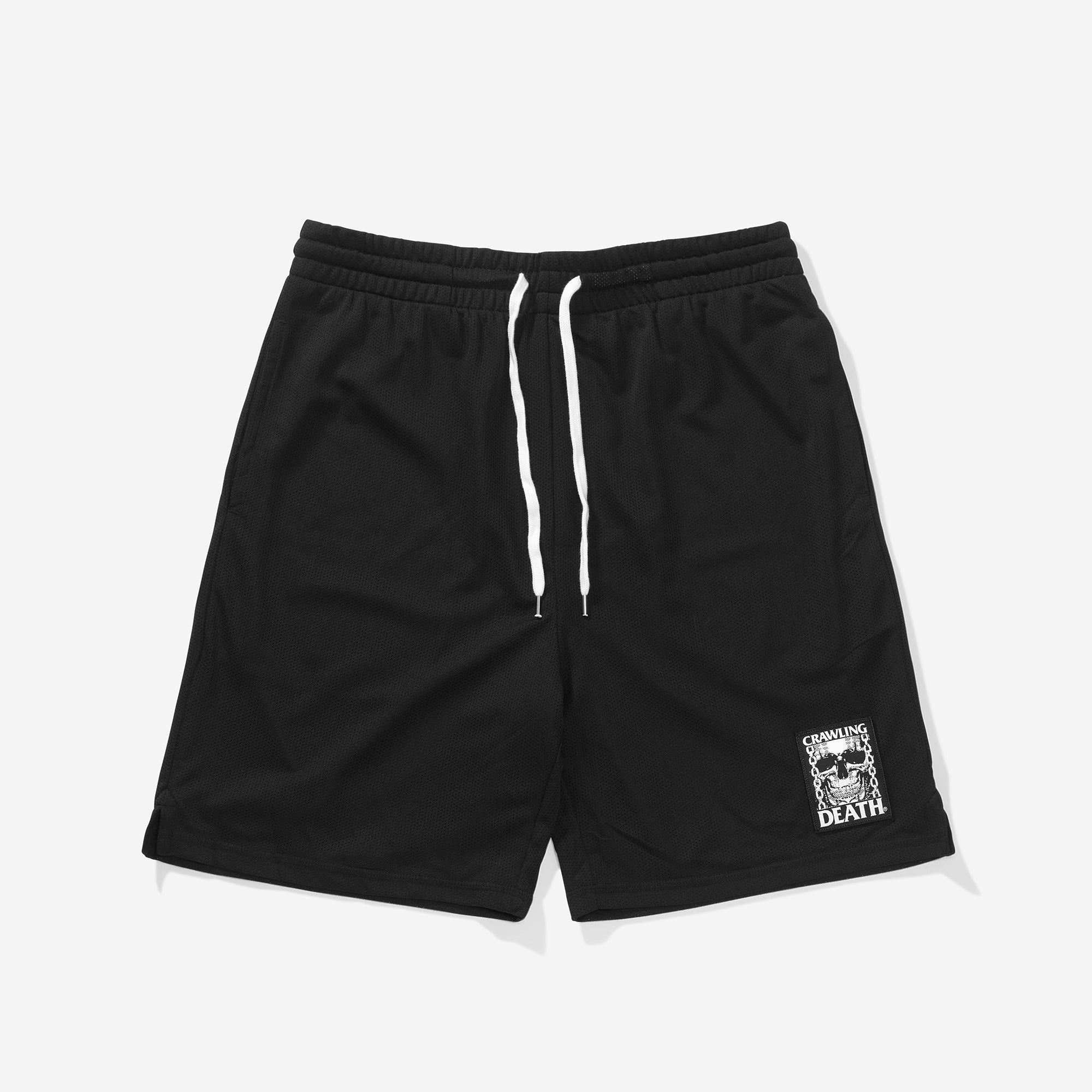 Crawling Death TV Skull Mesh Shorts