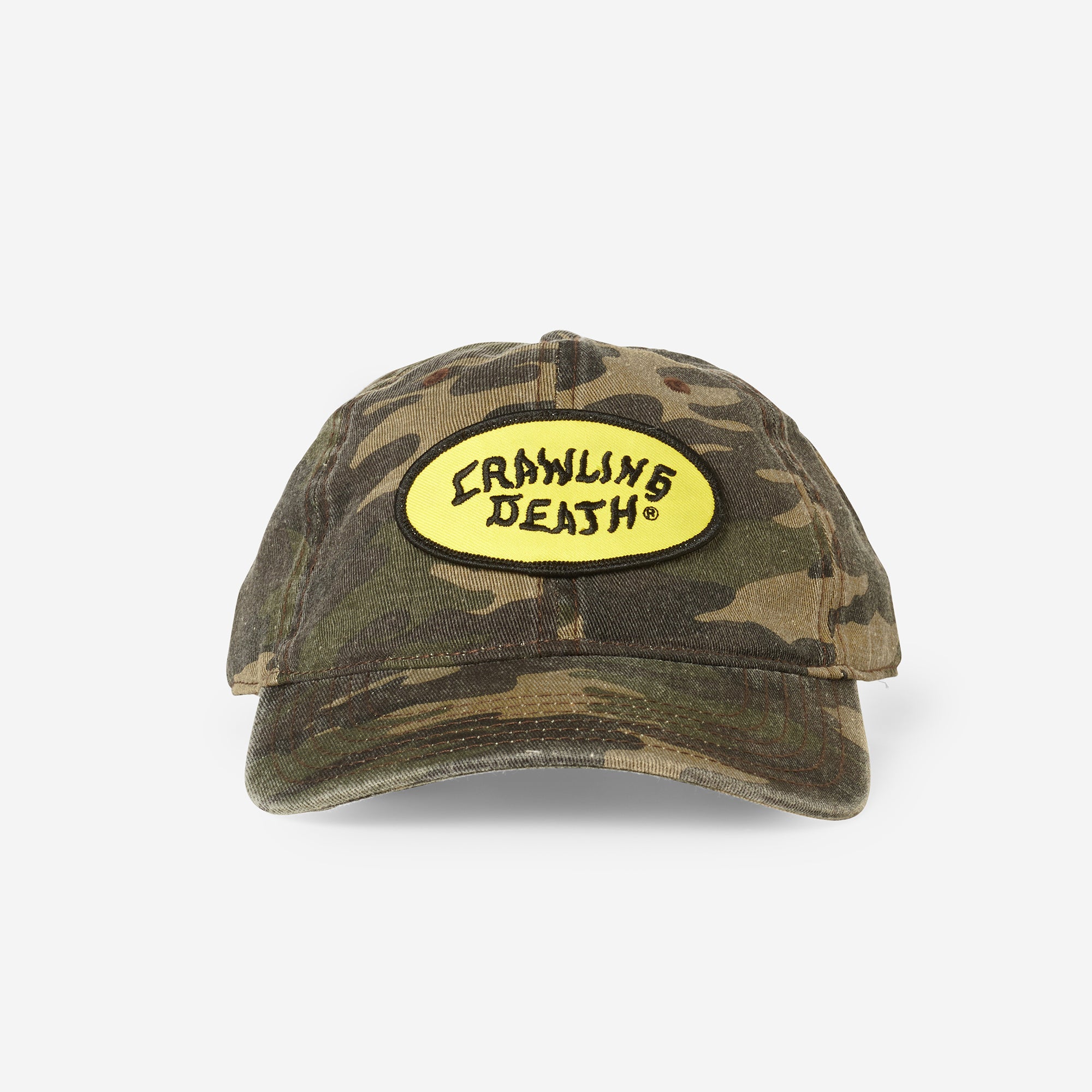 Crawling Death Washed Camo Patch Cap