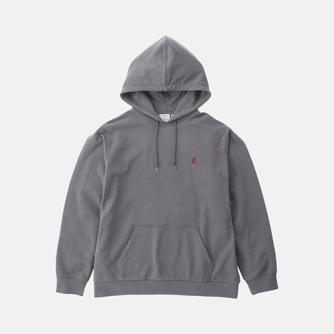 Gramicci One Point Hooded Sweatshirt Charcoal Pigment