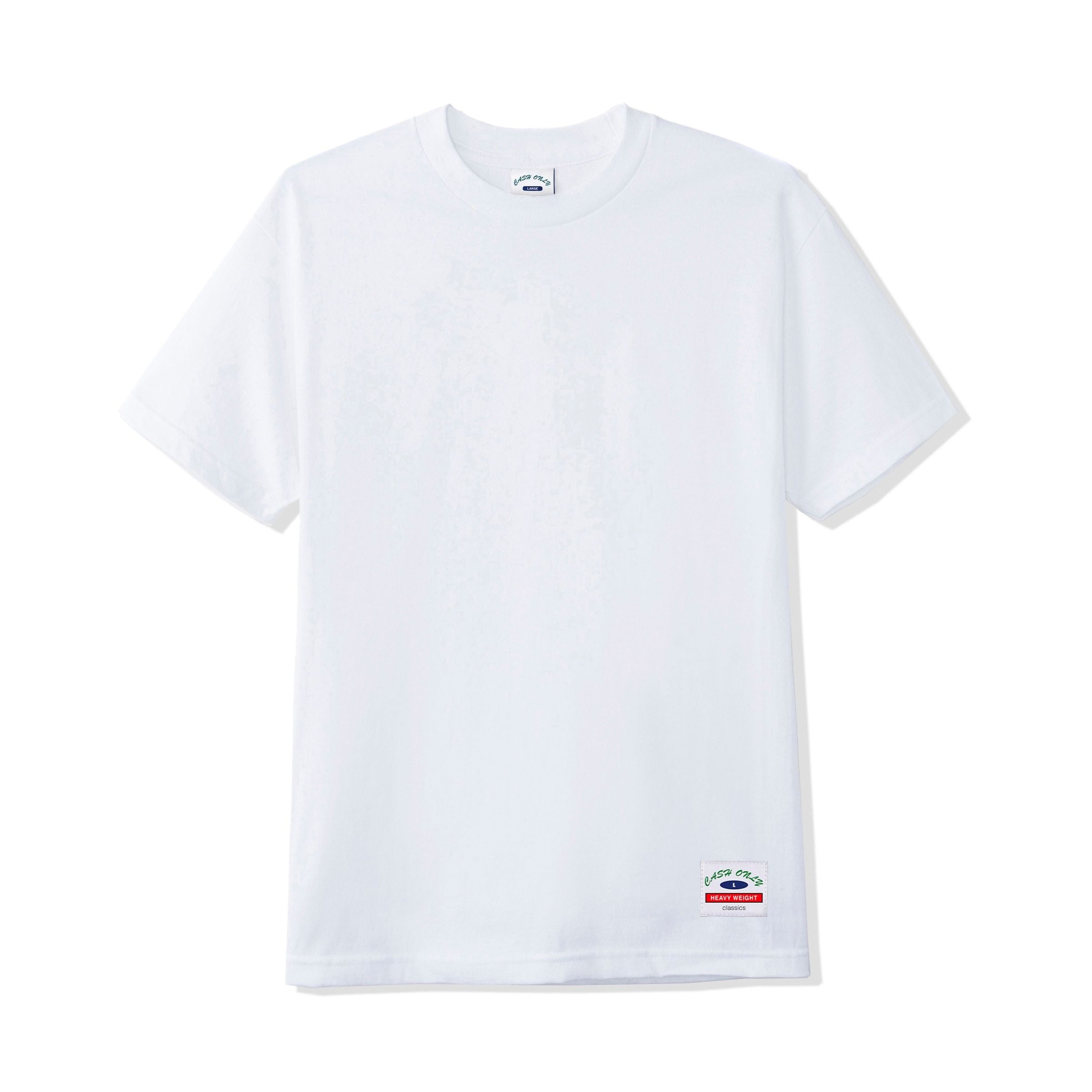 Cash Only Ultra Heavy Weight Basic Tee White