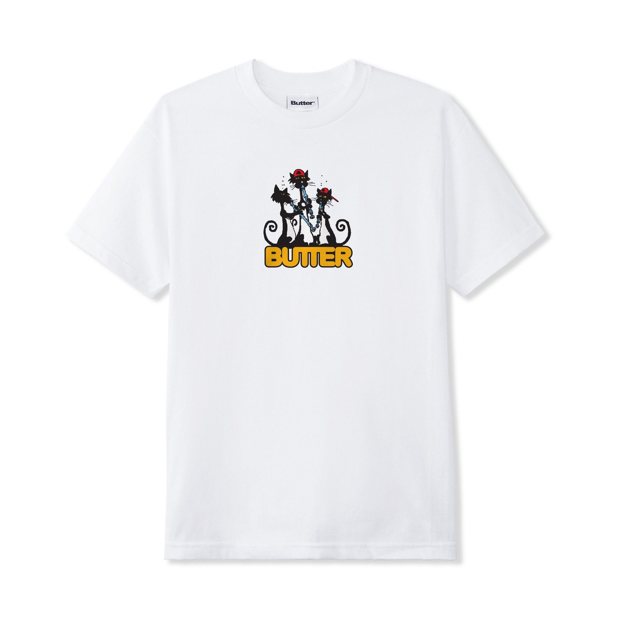 Butter Goods Cats Tee White