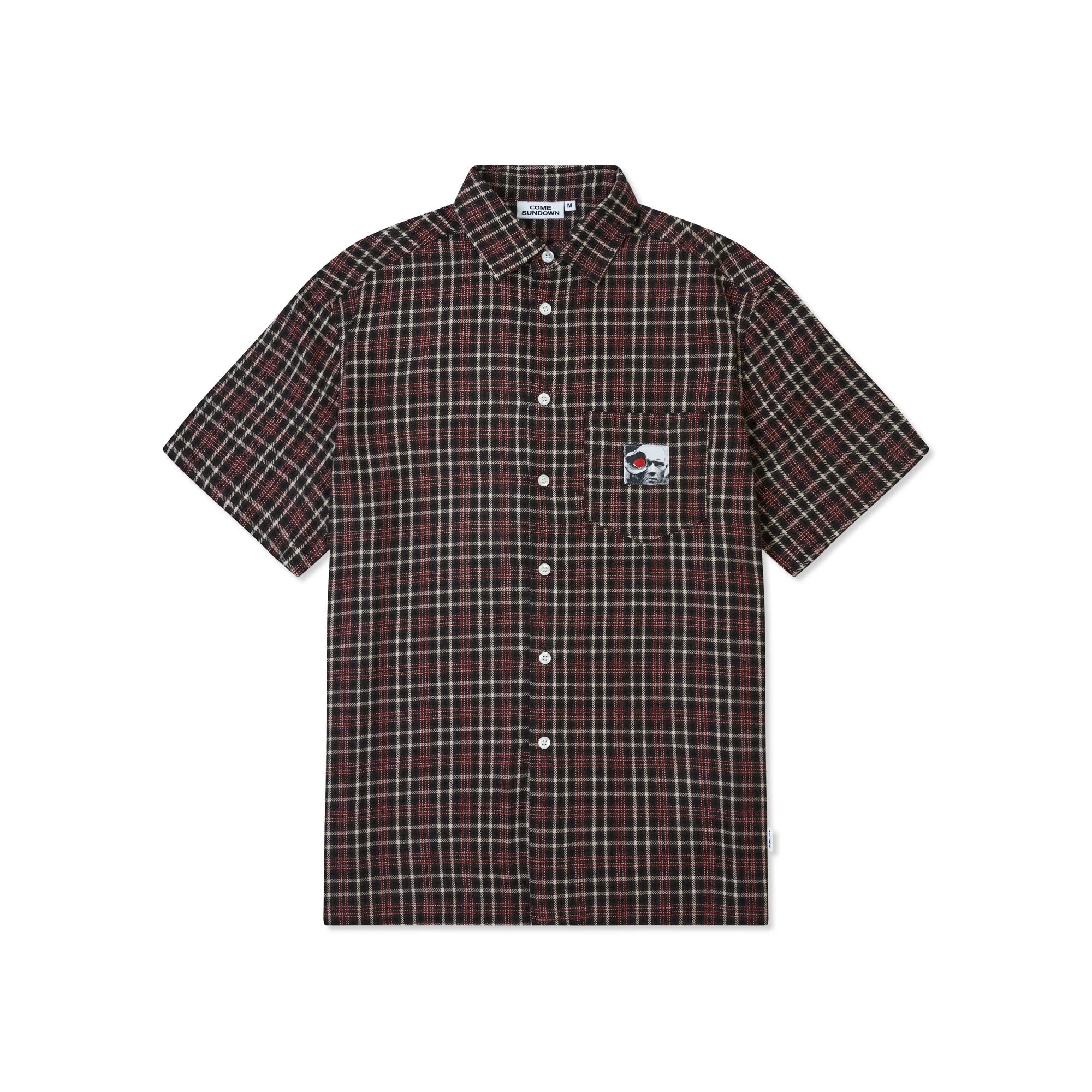 Come Sundown Hole In The Head S/S Shirt Brown + Red