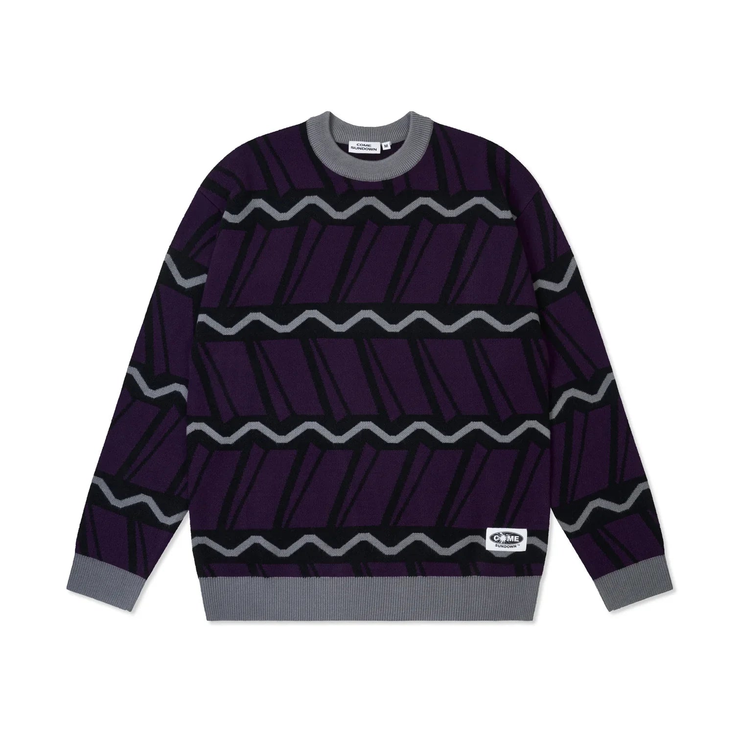 Come Sundown Helix Knit Purple