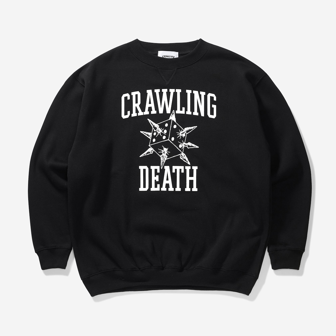 Crawling Death Spike Dice Crew Black