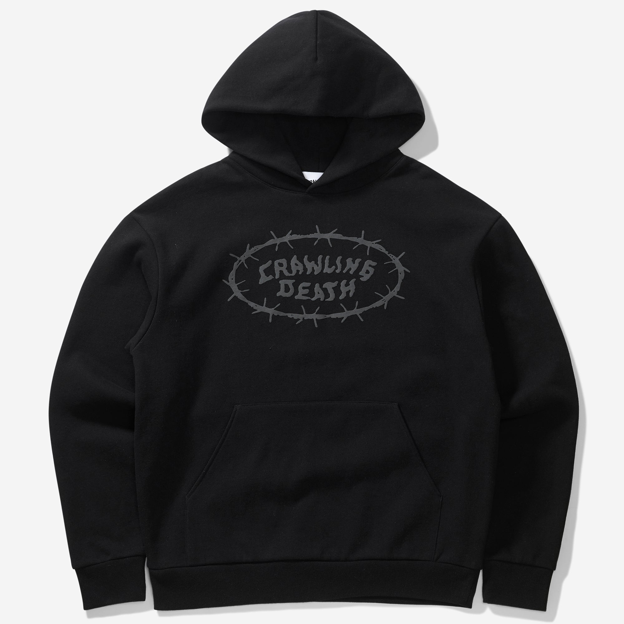 Crawling Death Barbed Logo Hood Black