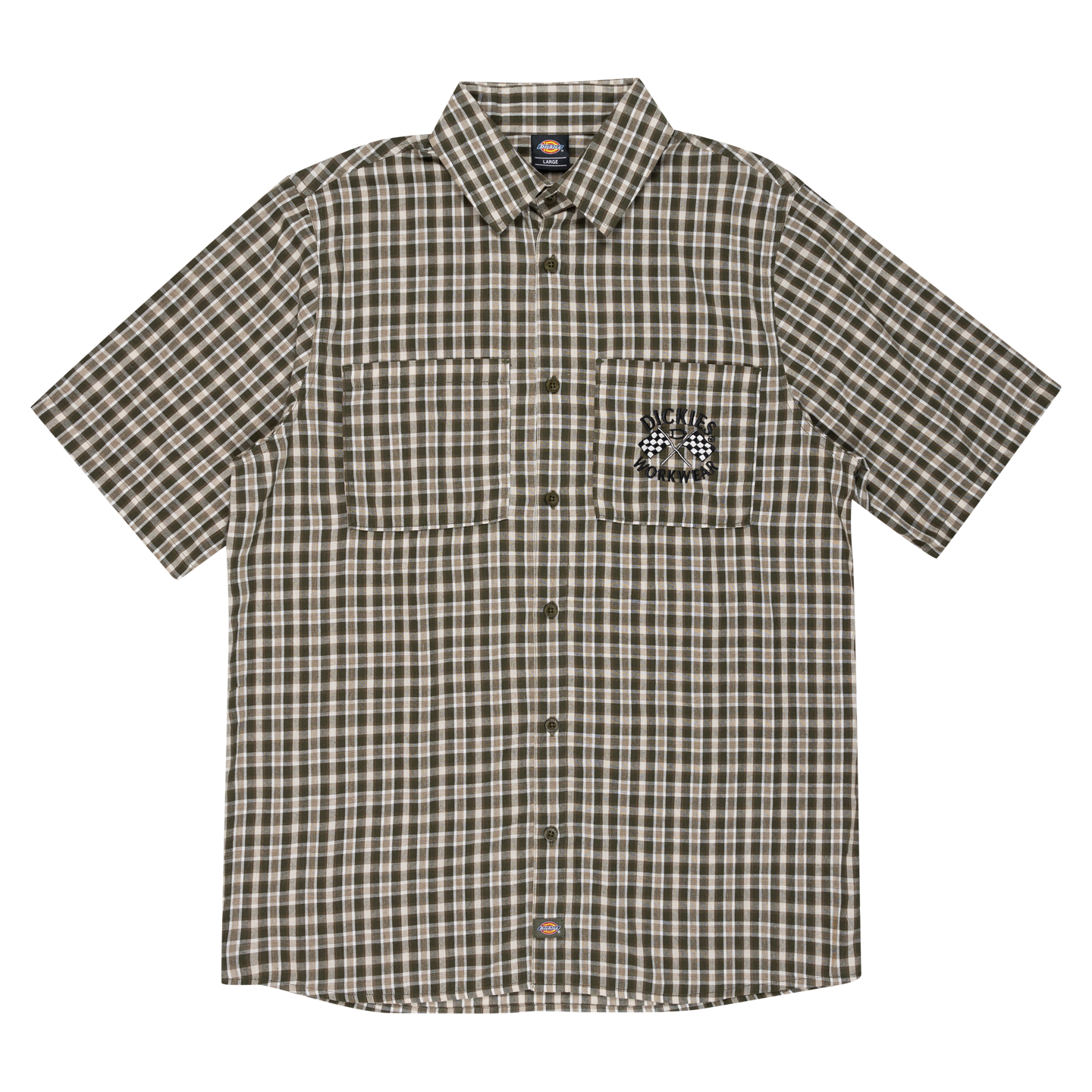 Dickies Maple S/S Regular Fit Shirt Rinsed Moss