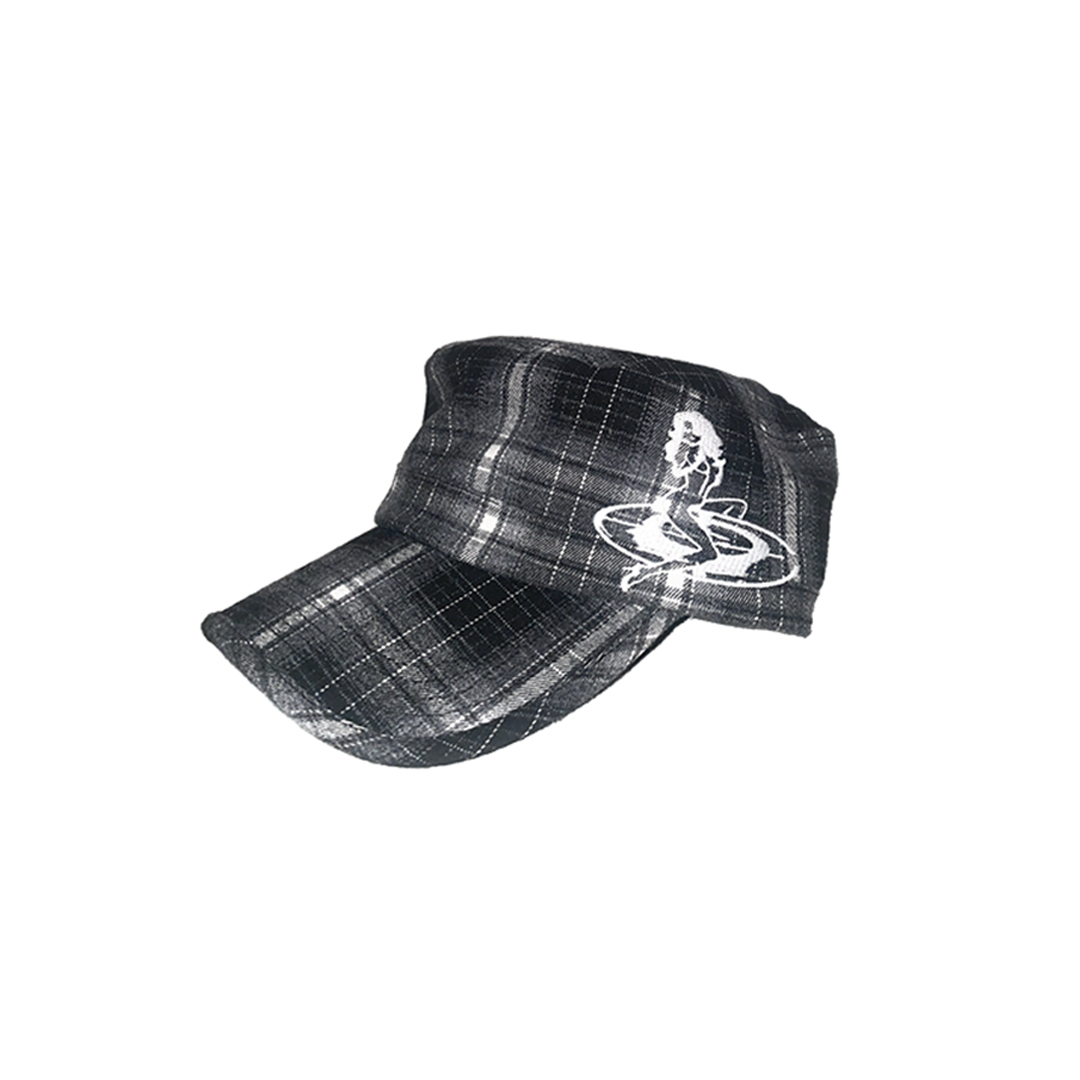 Crap247 Tac Hat Black Plaid