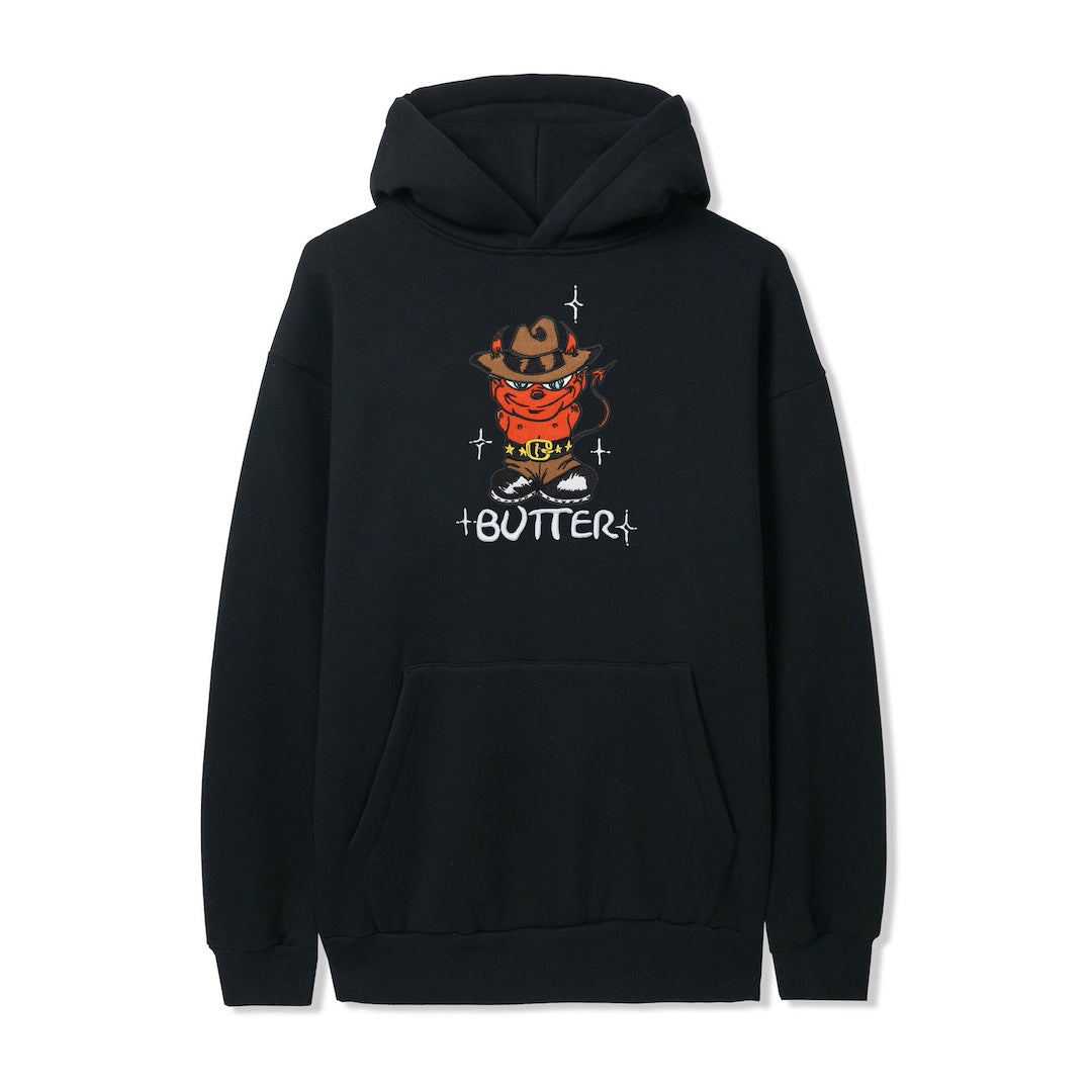 Butter Goods Devil Pullover Hood Black