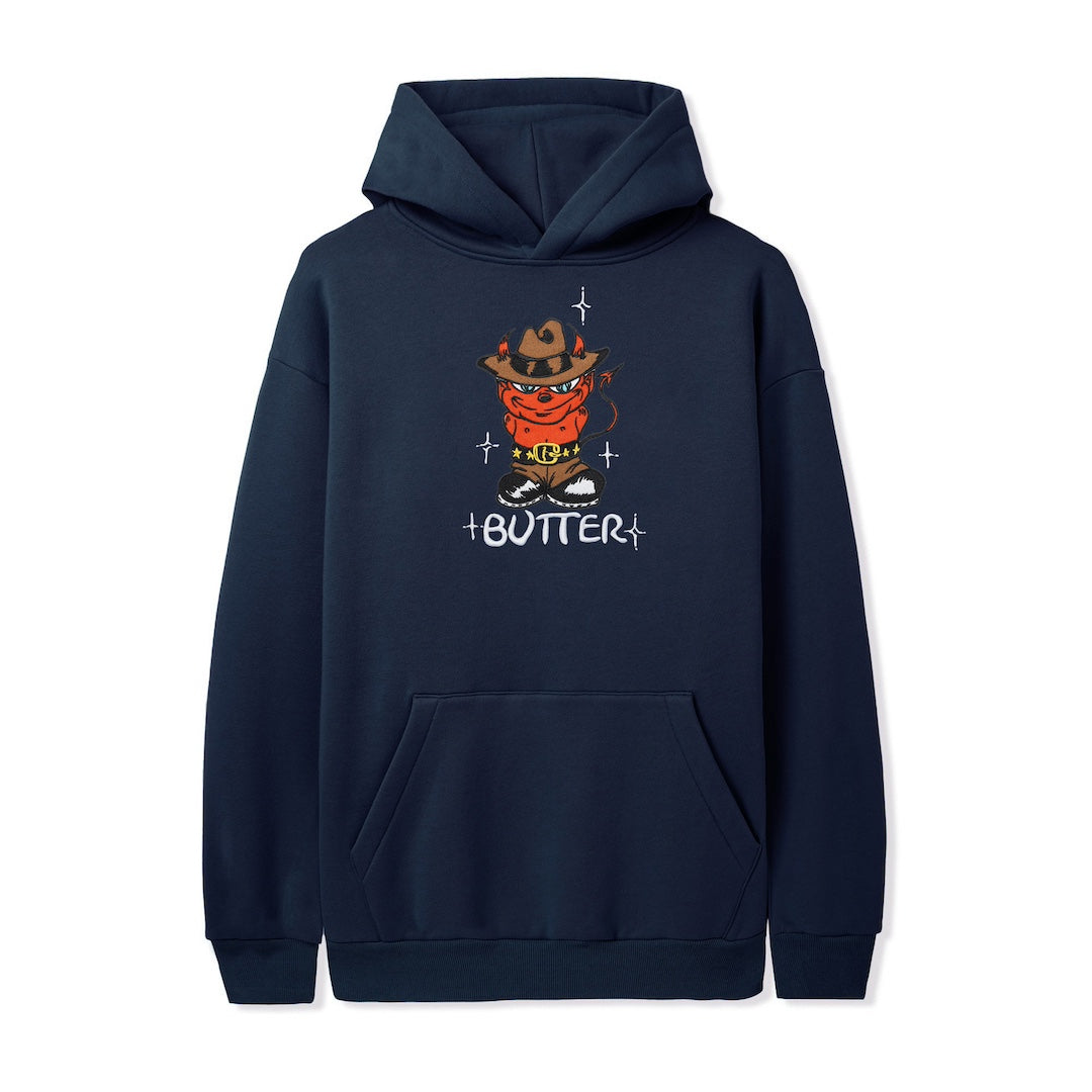 Butter Goods Devil Pullover Hood Navy