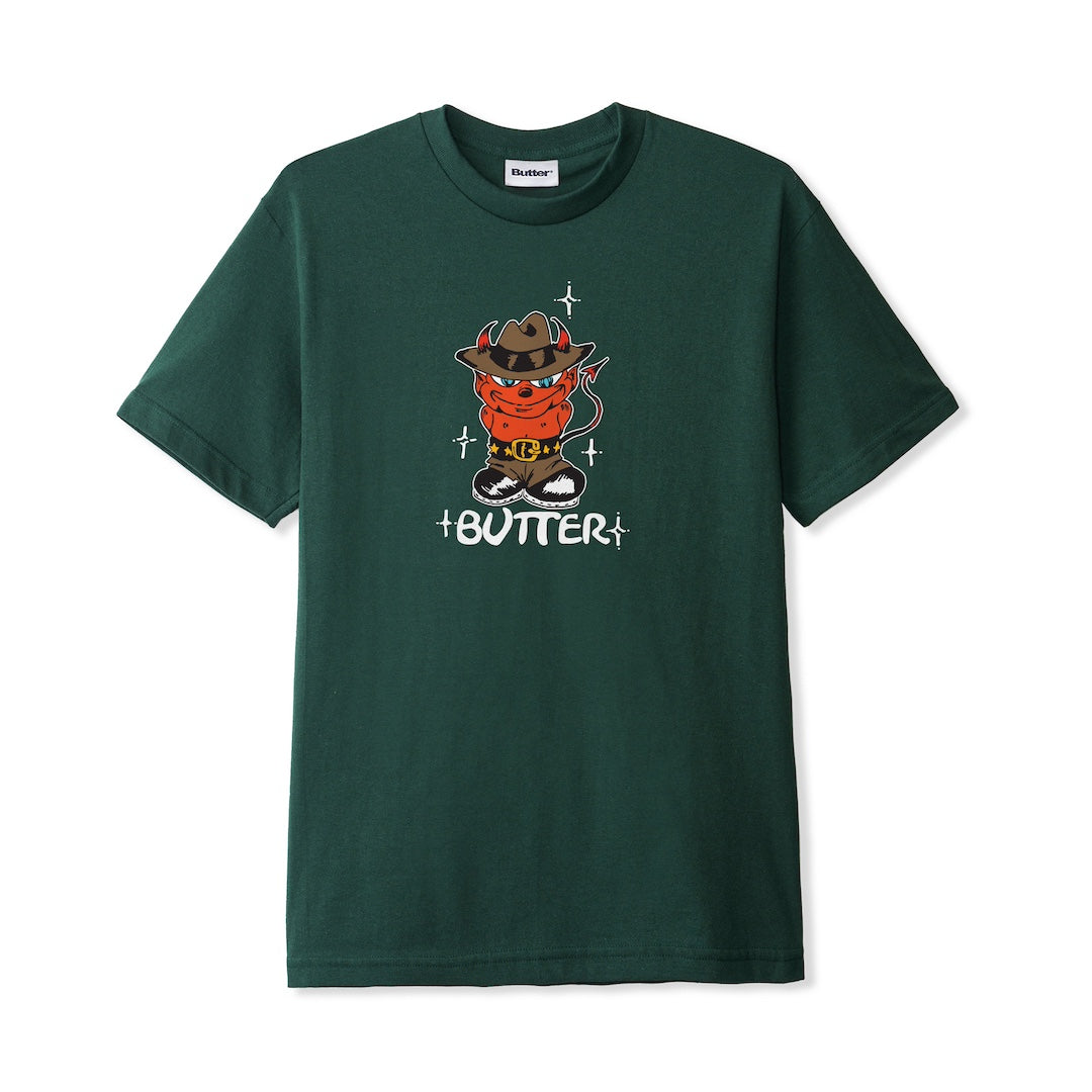 Butter Goods Devil Tee Dark Forest