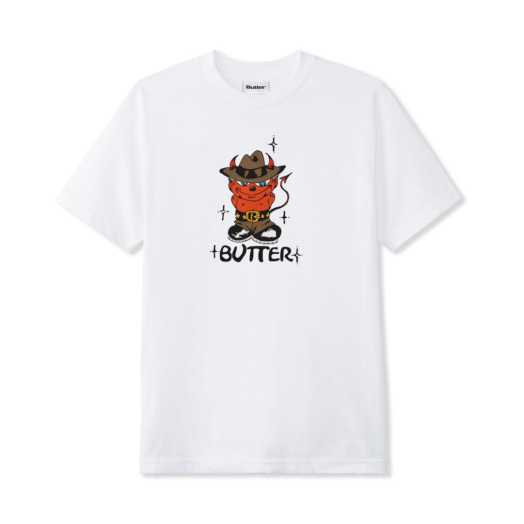 Butter Goods Devil Tee White