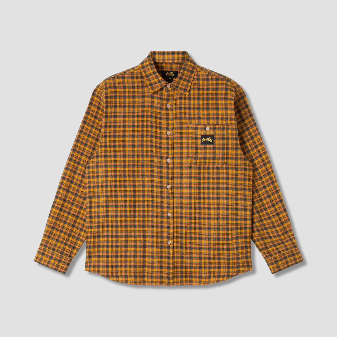 Stan Ray Flannel Shirt Orange Plaid