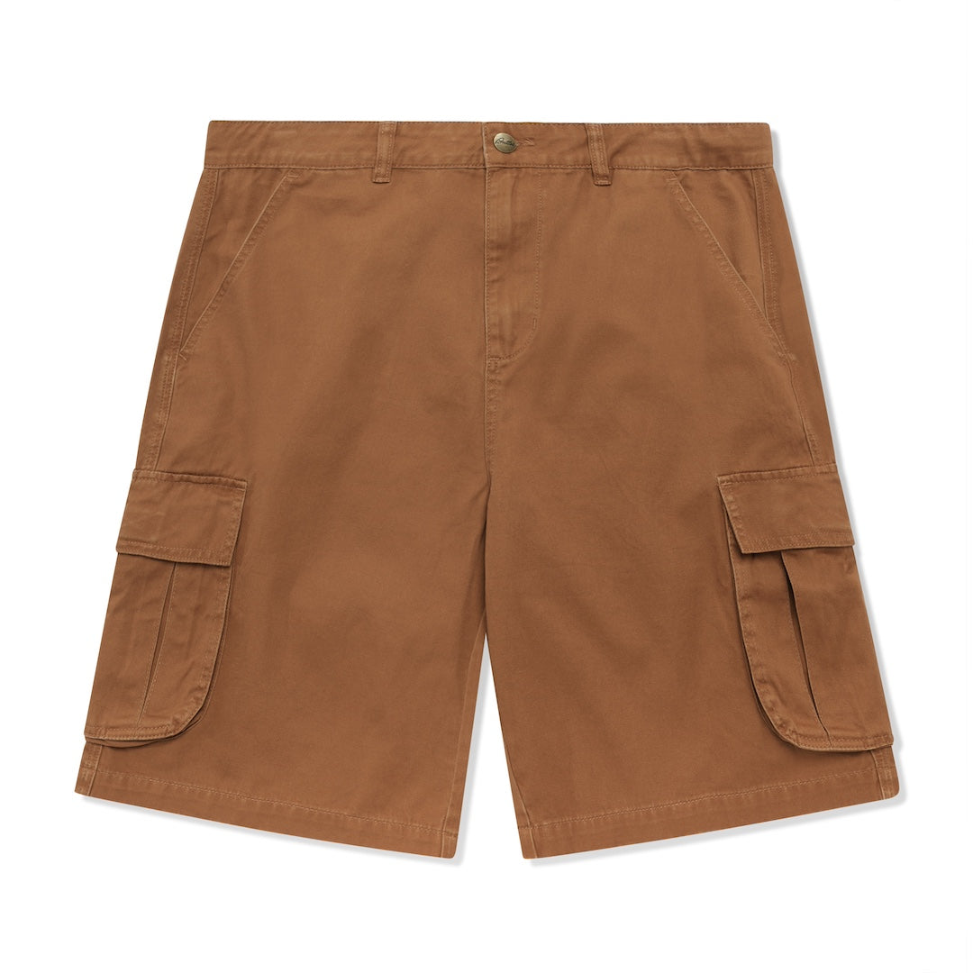 Butter Goods Field Cargo Shorts Washed Rust