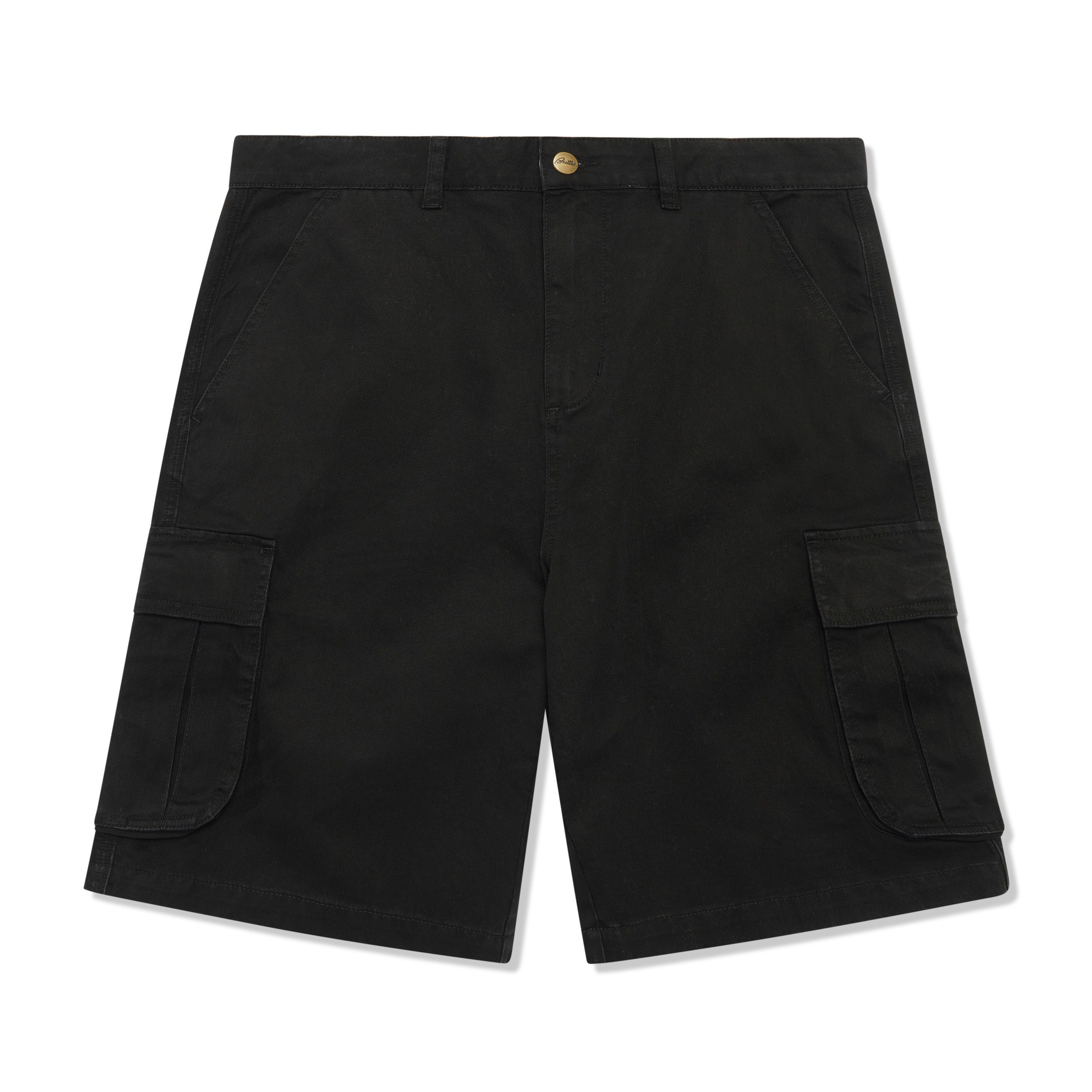 Butter Goods Field Cargo Shorts Black