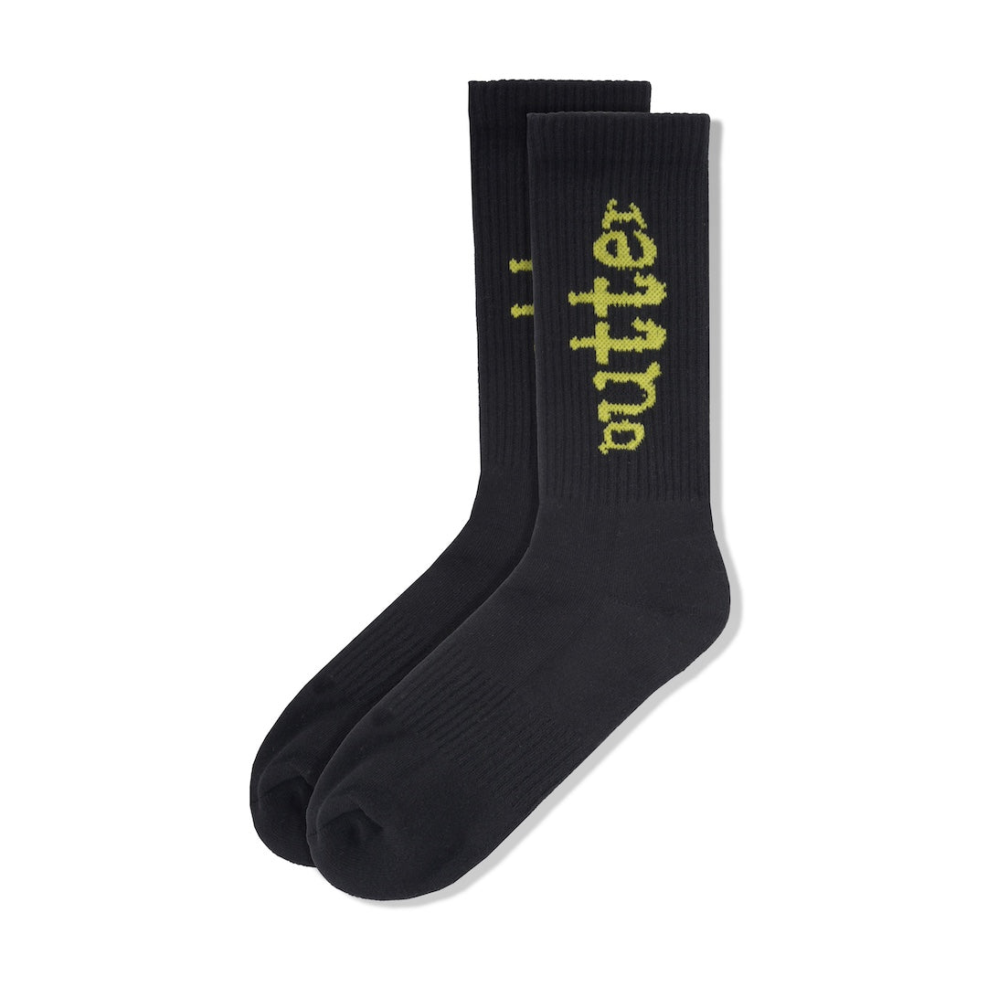 Butter Goods Frenzy Socks Black