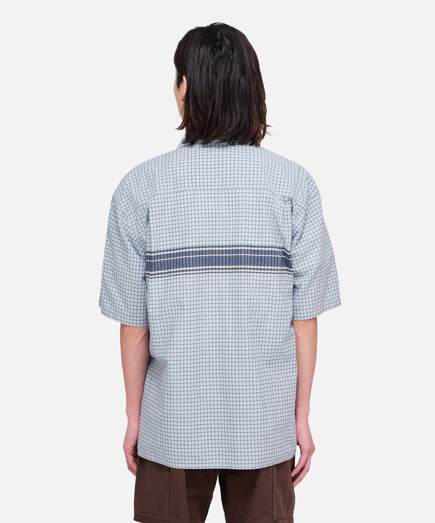 Gramicci Zip Up Wave Shirt Pacific Plaid