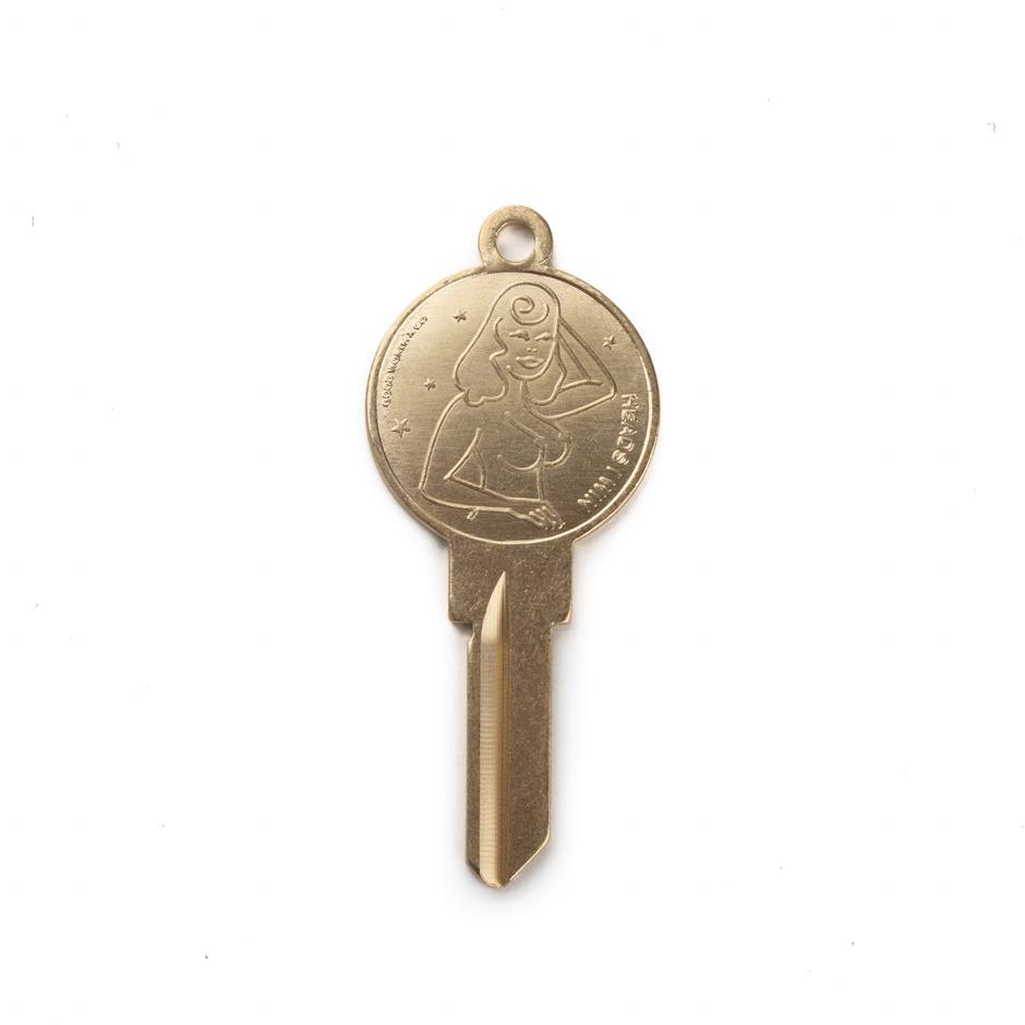 Good Worth + Co. Heads & Tails Key Brass