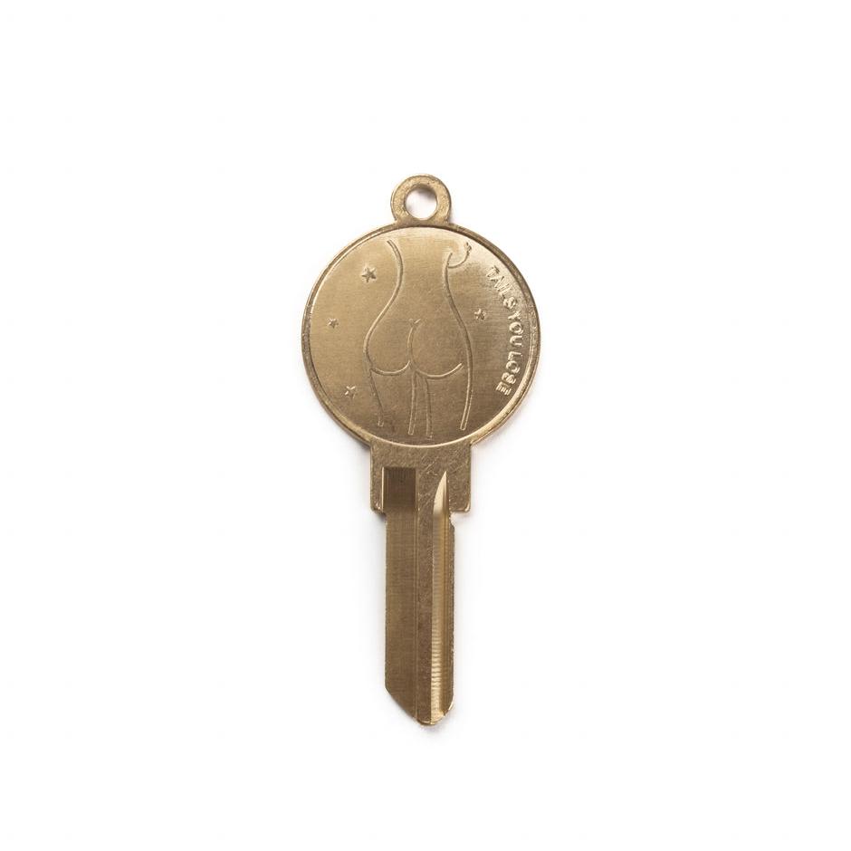 Good Worth + Co. Heads & Tails Key Brass