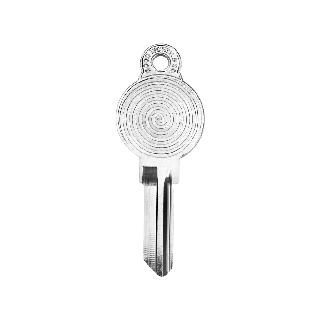 Good Worth + Co. Geometry Key Silver