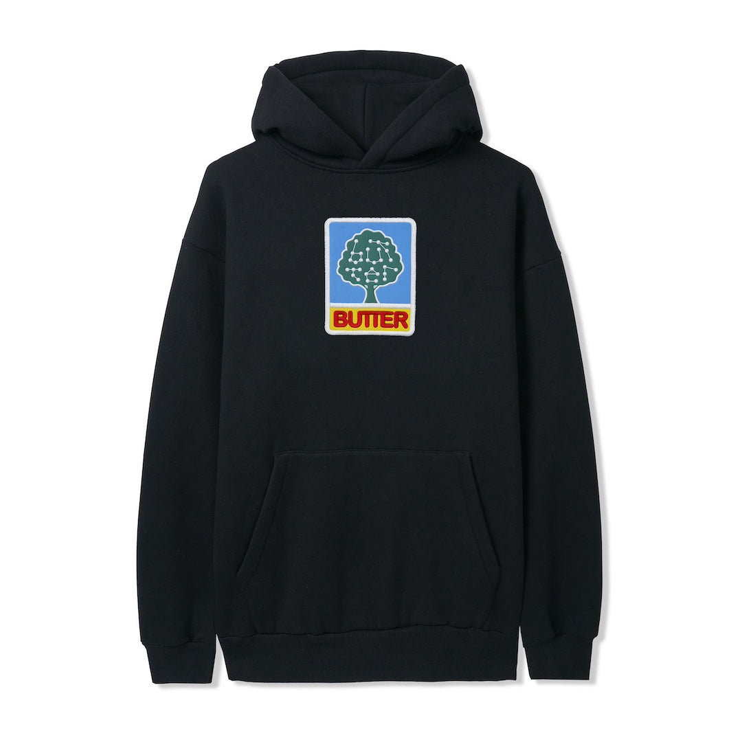 Butter Goods Growth Pullover Hood Black