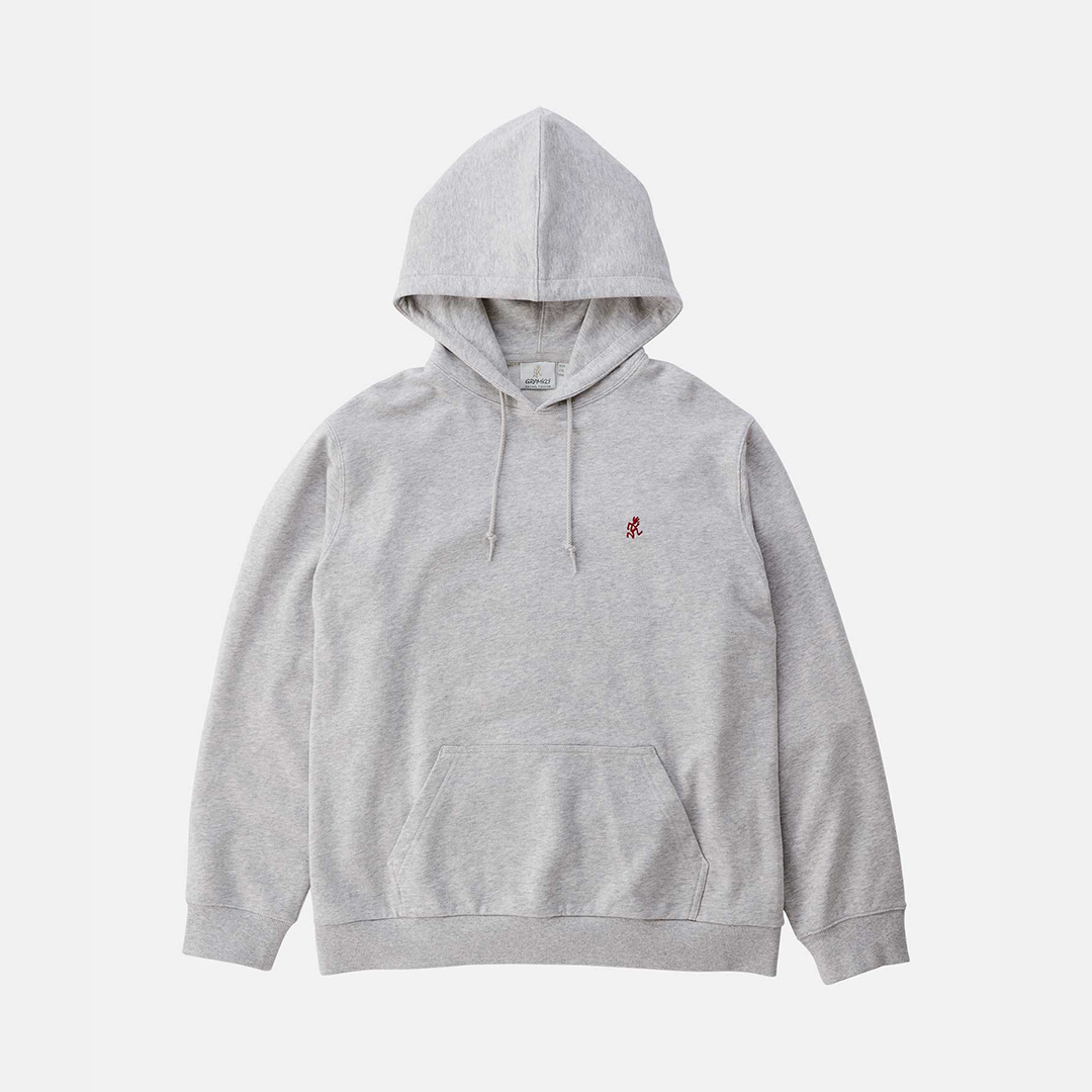 Gramicci One Point Hooded Sweatshirt Heather Ash