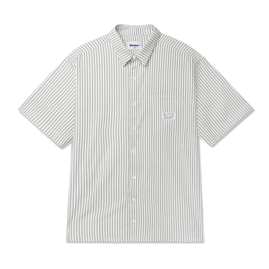 Butter Goods Hickory S/S Shirt Khaki Stripe